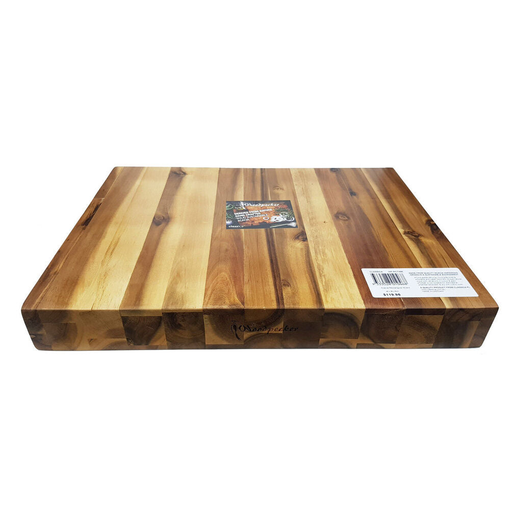 Woodpecker Acacia Wood Rectangular Food Preparation 48x36x6cm