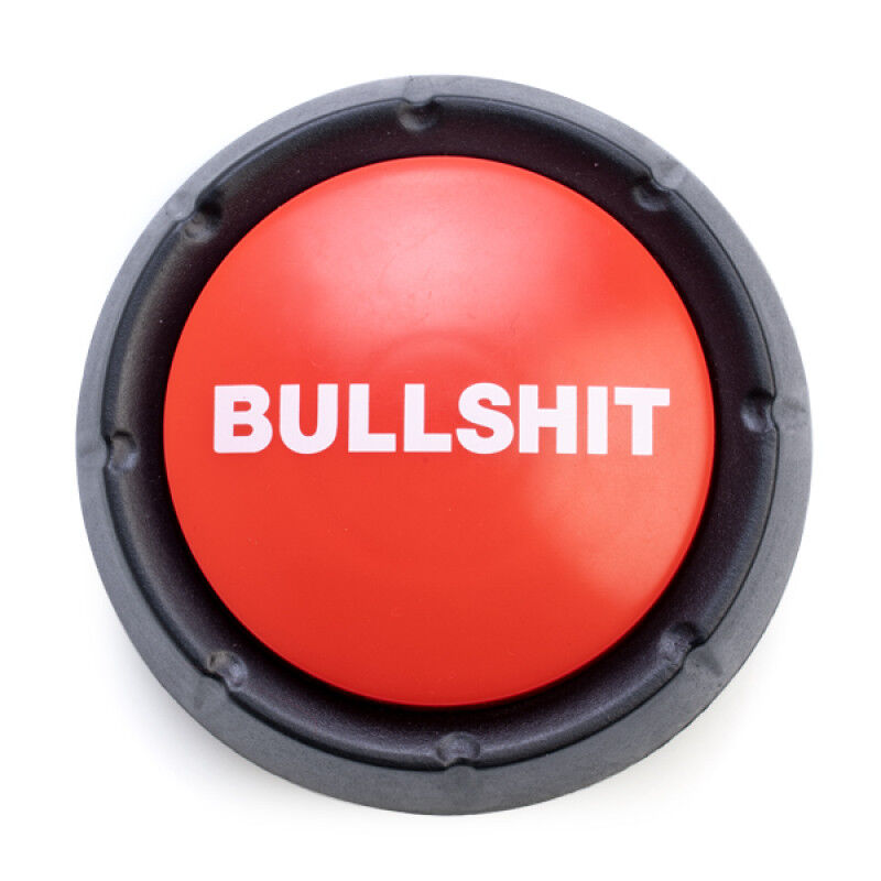 Bullshit Button Novelty Sound Party Game Red Fun & Curiosity