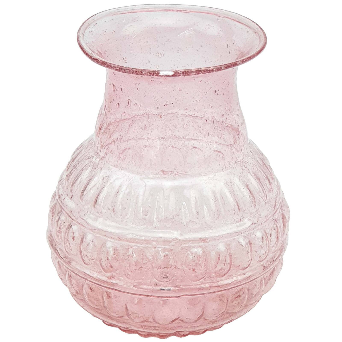 2PK LVD Bud Vase Bubble Glass Home/Lounge Decor Small Gum