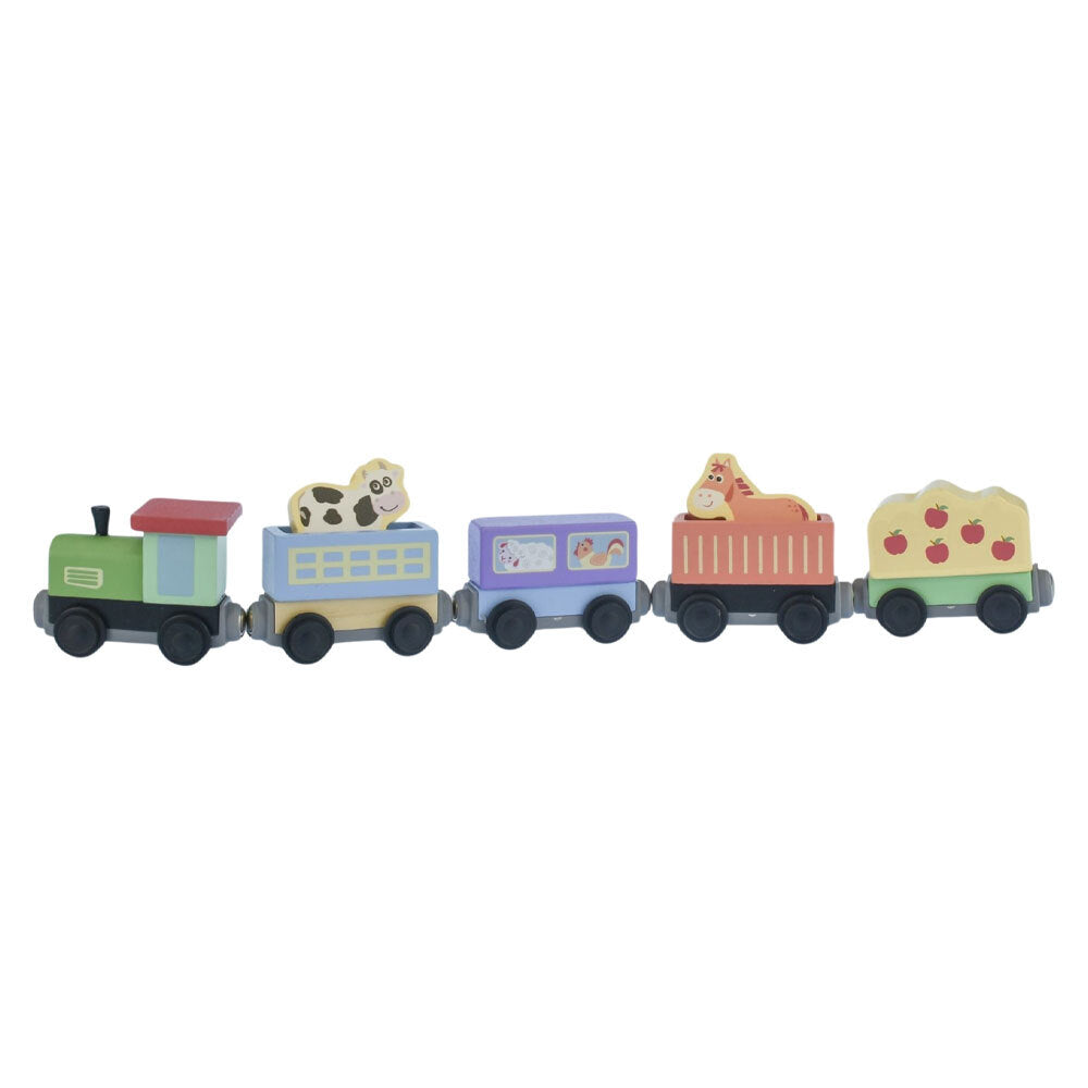7pc Kaper Kidz Sundae Farm Train Set Kids/Childrens Toy 18M+