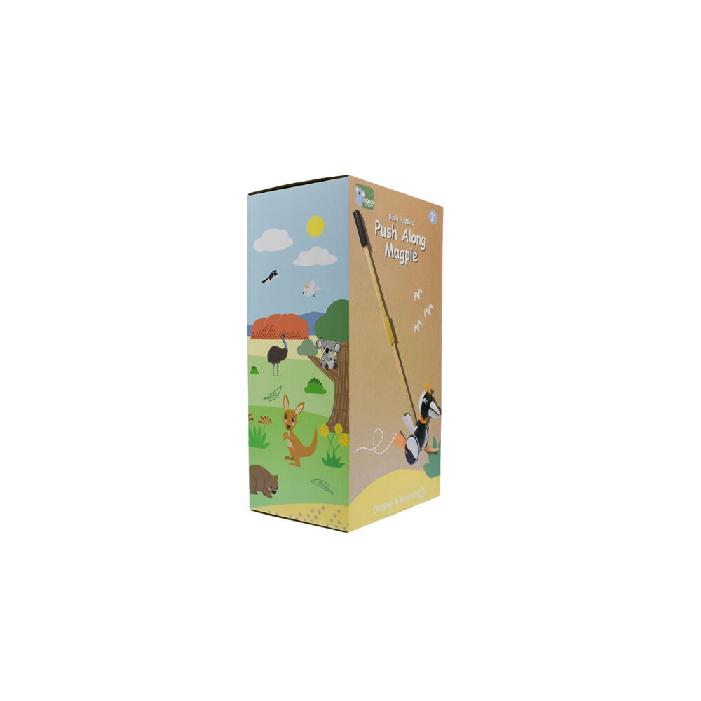 2PK Koala Dream Wooden Push Along Magpie Baby/Toddler Walker Toy 12m+