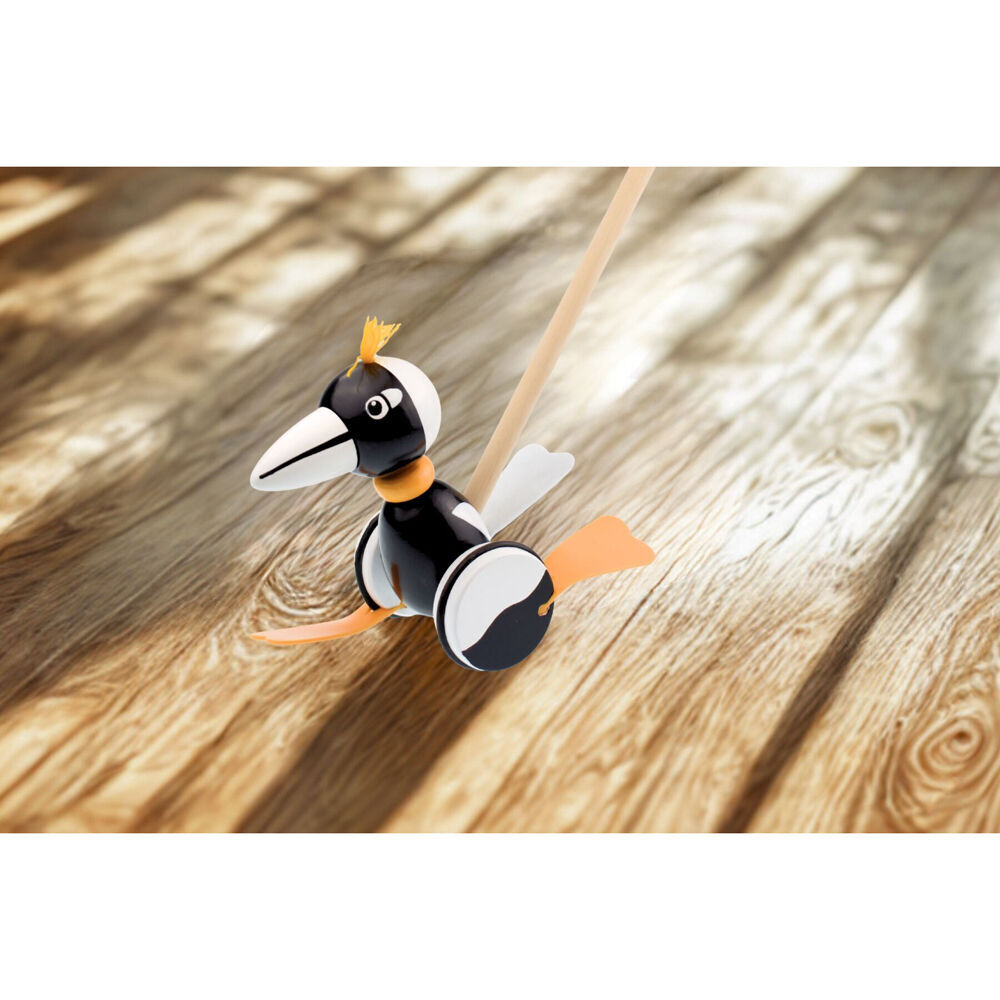 2PK Koala Dream Wooden Push Along Magpie Baby/Toddler Walker Toy 12m+