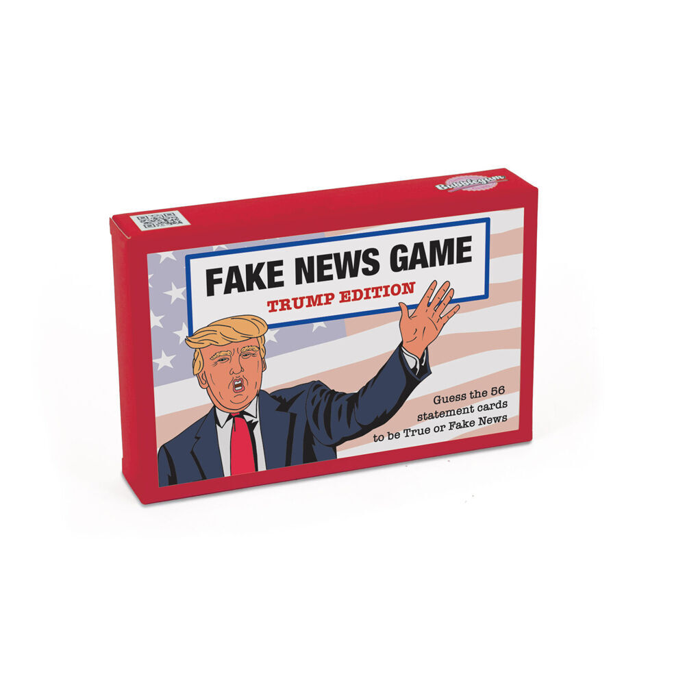 3PK Bubblegum Stuff Fake News Trivia Card Game Trump Edition