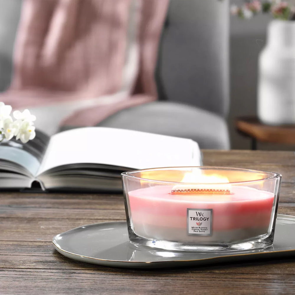 WoodWick 274g Scented Candle Shoreline Trilogy Ellipse