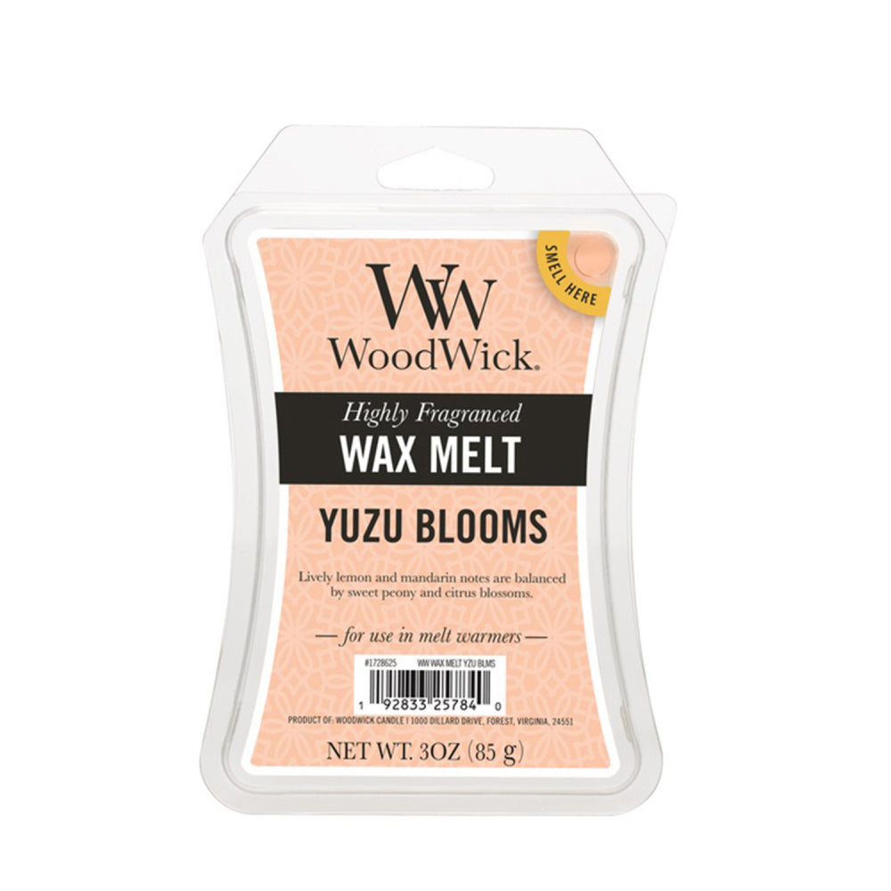 4PK WoodWick Yuzu Blooms Scented Wax Melt Fragrance Cube 9.7oz