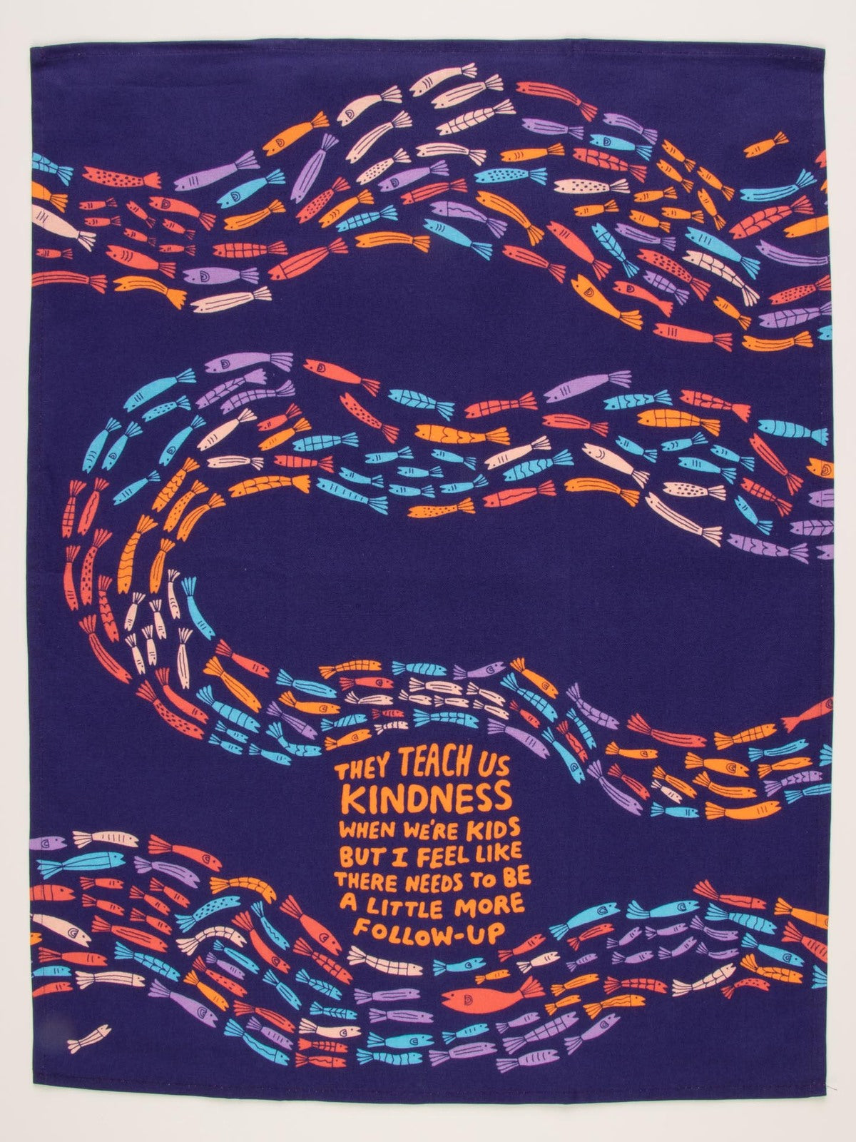 Blue Q They Teach Kindness Dish Towel Kitchen Cleaning/Drying Cloth