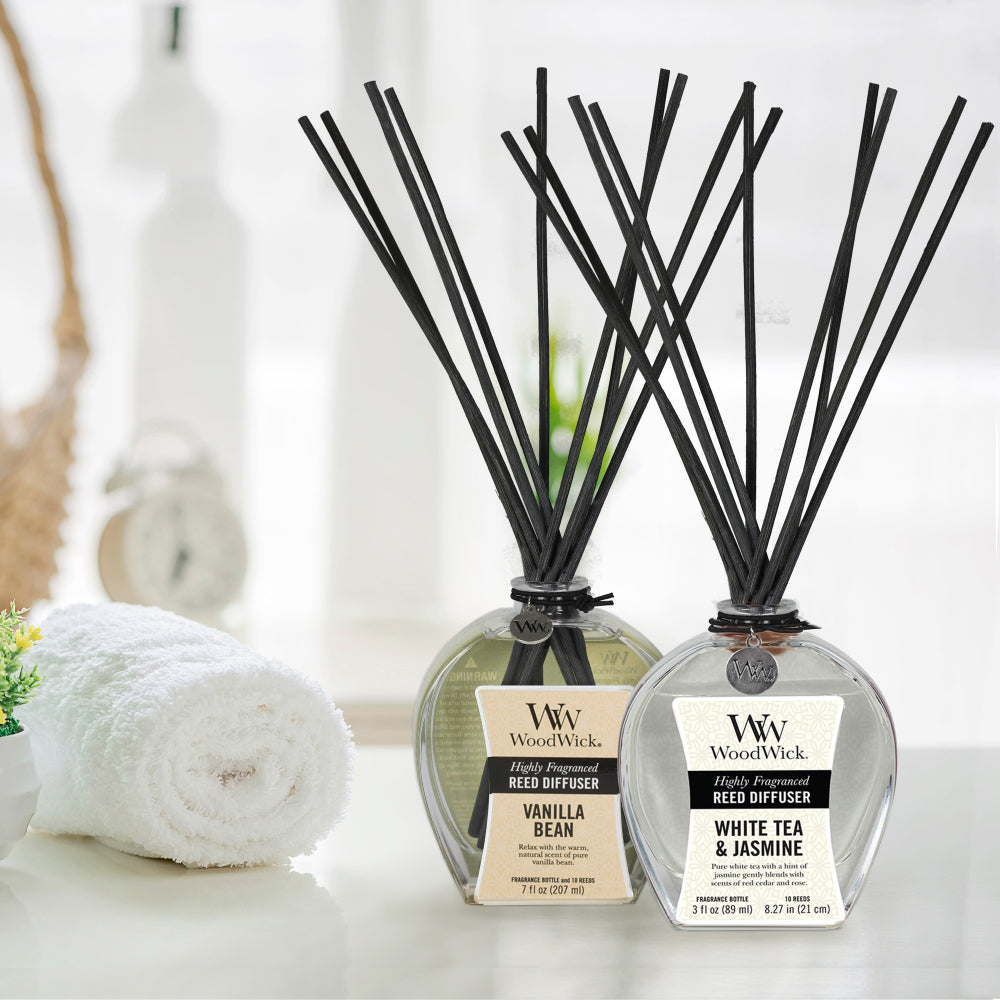 WoodWick White Tea & Jasmine Scented Reed Diffuser 89ml