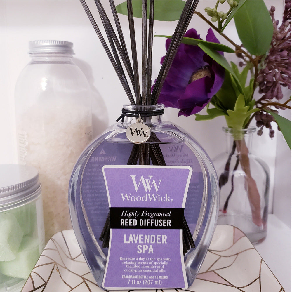 WoodWick Lavender Spa Scented Reed Diffuser 207ml