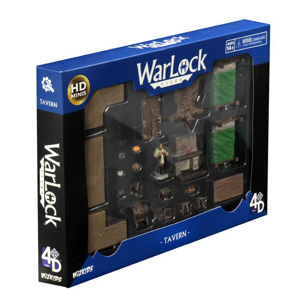 WarLock Tiles Accessory Tavern Figure Miniature Set 14y+