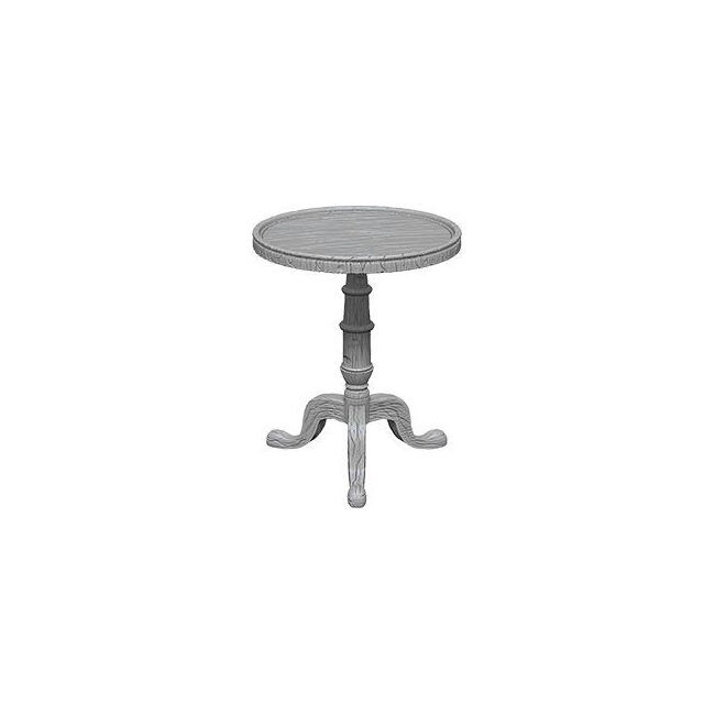 Wizkids Deep Cuts Unpainted Miniatures Small Round Table RPG Scenery 12y+