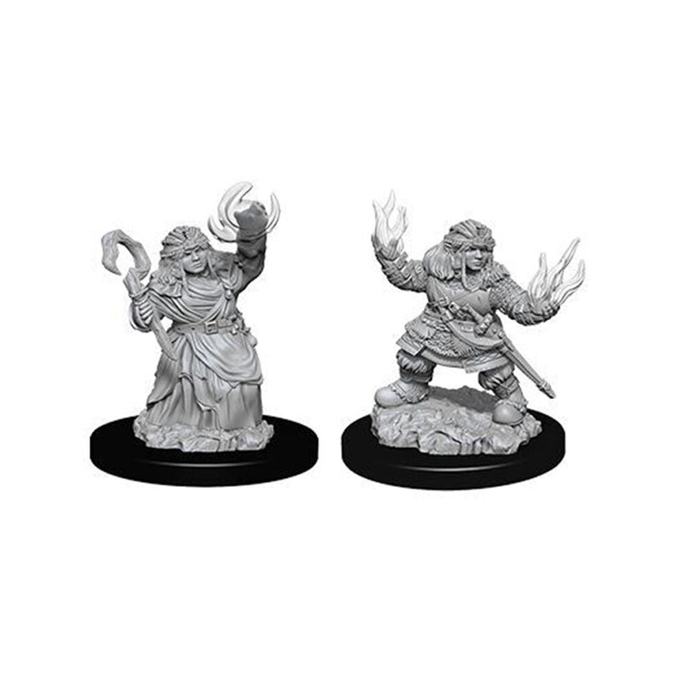 3x 2pc Pathfinder Deep Cuts Unpainted Female Dwarf Summoner