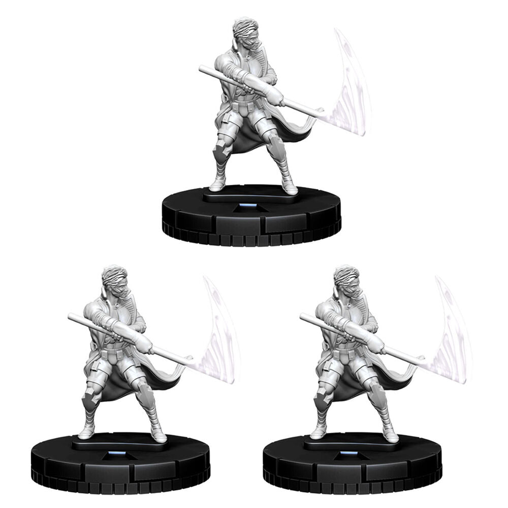 3PK X-Men Comics Unpainted Gambit Mini RPG Figure 14y+