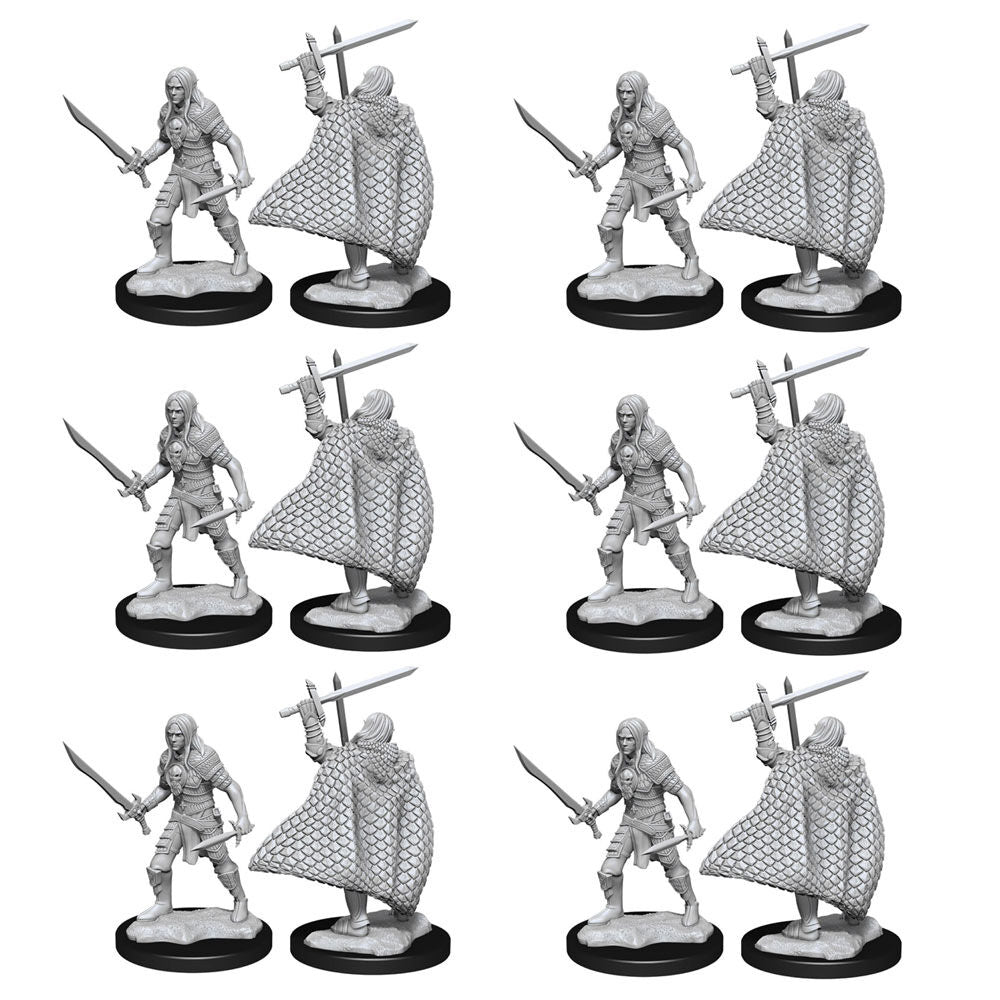 Pathfinder Deep Cuts Unpainted Miniatures Elf Fighter Male