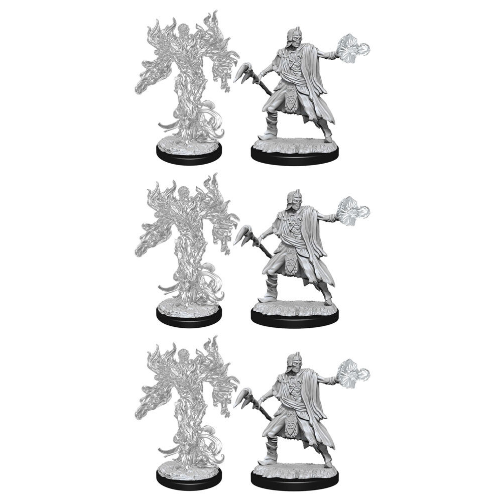 3x 2pc Dungeons & Dragons Nolzur's Marvelous Unpainted Minis Allip & Deathlock