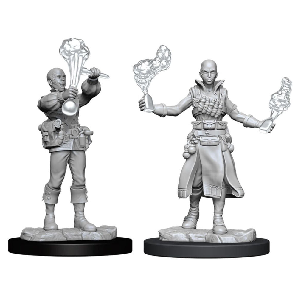 2pc Pathfinder Deep Cuts Unpainted Miniatures Human Alchemist Female