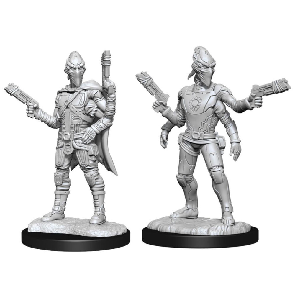 6x 2pc Starfinder Deep Cuts Unpainted Miniatures Kasatha Operative