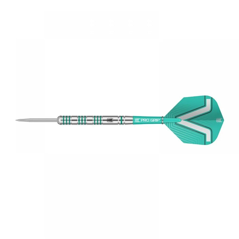 12pc Target Rob Cross 80% Tungsten Dart Set 22g - Aqua