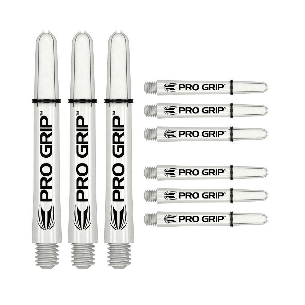 Target Pro Grip Dart Shaft/Stems Multipack 3-Sets - White