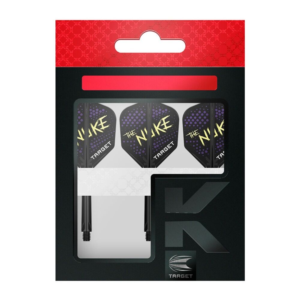 6pc Target Luke The Nuke Littler K-Flex Dart Flight & Shaft No.2