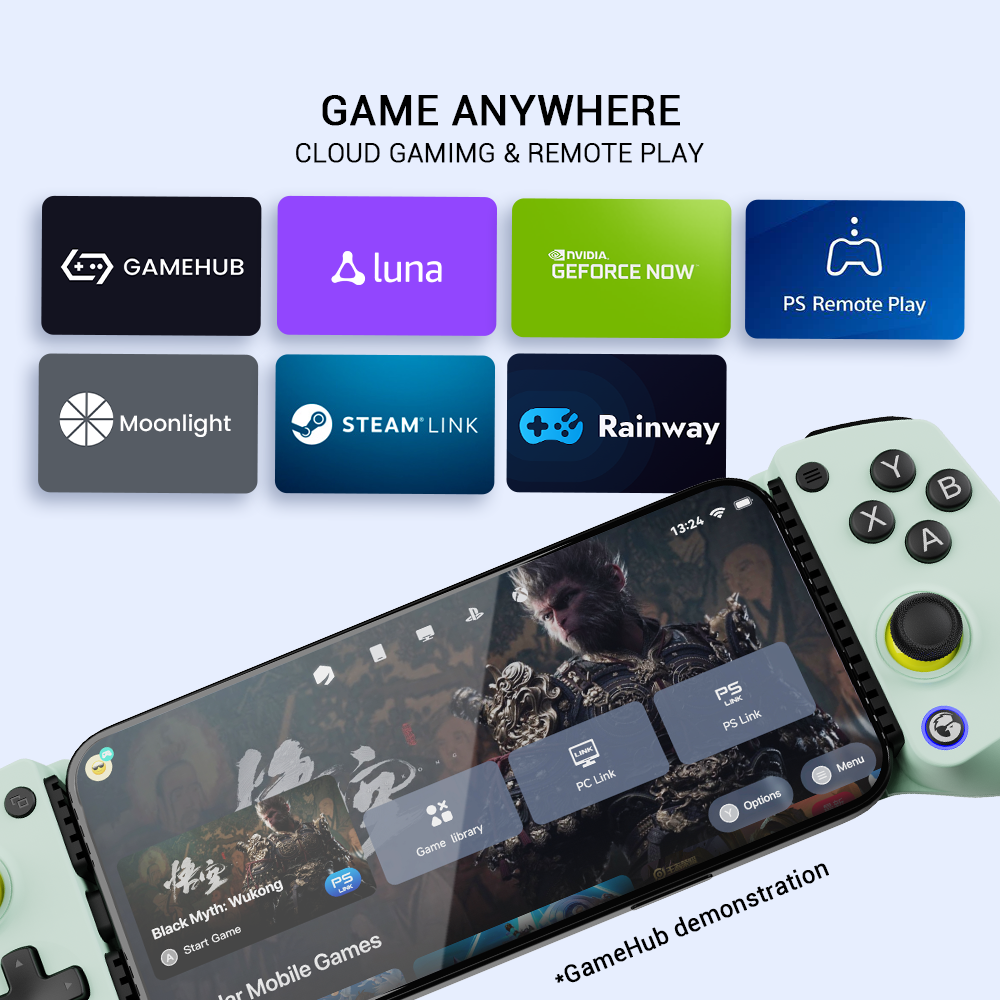 Gamesir X5 Lite Wired Game Controller for iPhone & iPad Mini/Android USB-C Black