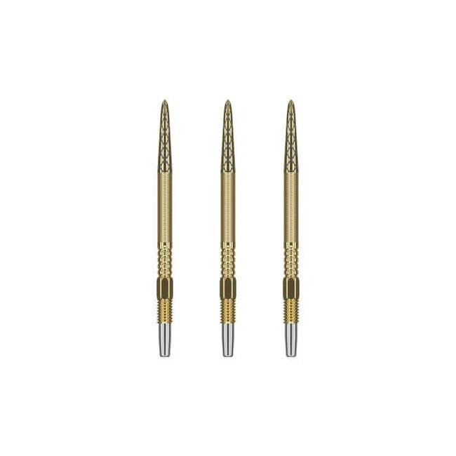 3pc Target Swiss DX Diamond Grip Dart Points 30mm - Gold