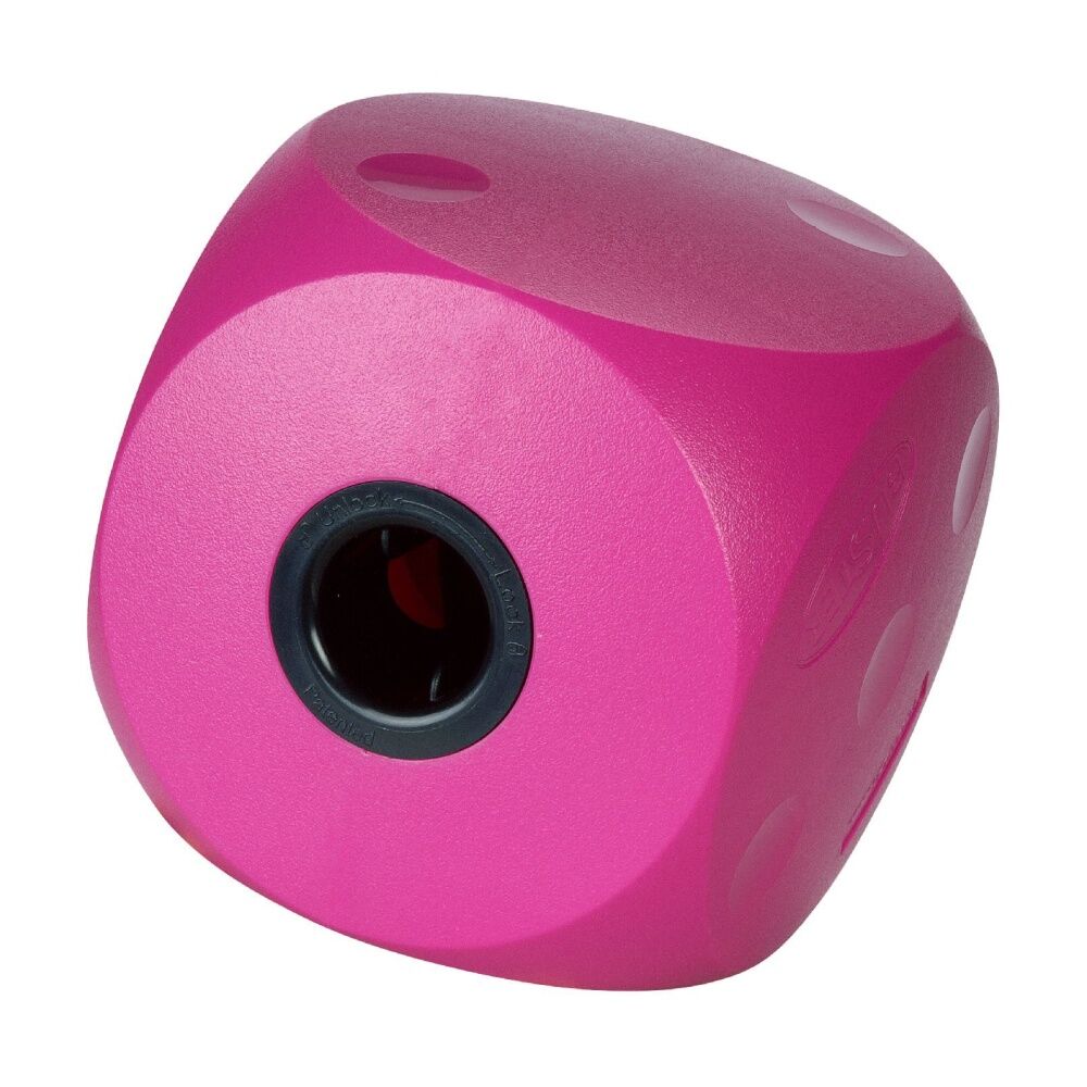Buster Food Cube Interactive Treat Dispensing Dog Toy Mini Cherry