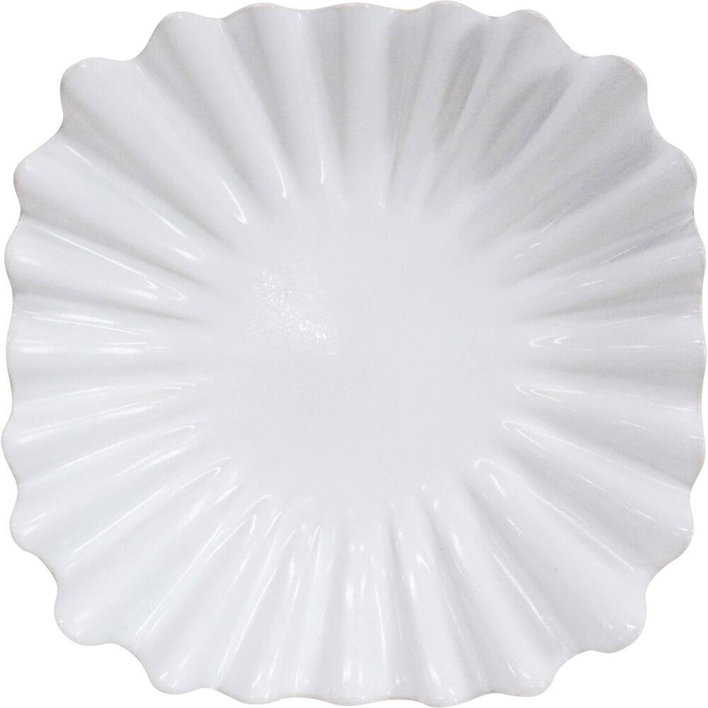 LVD Stoneware Decorative Bowl Elle Home Decor 32.5cm White