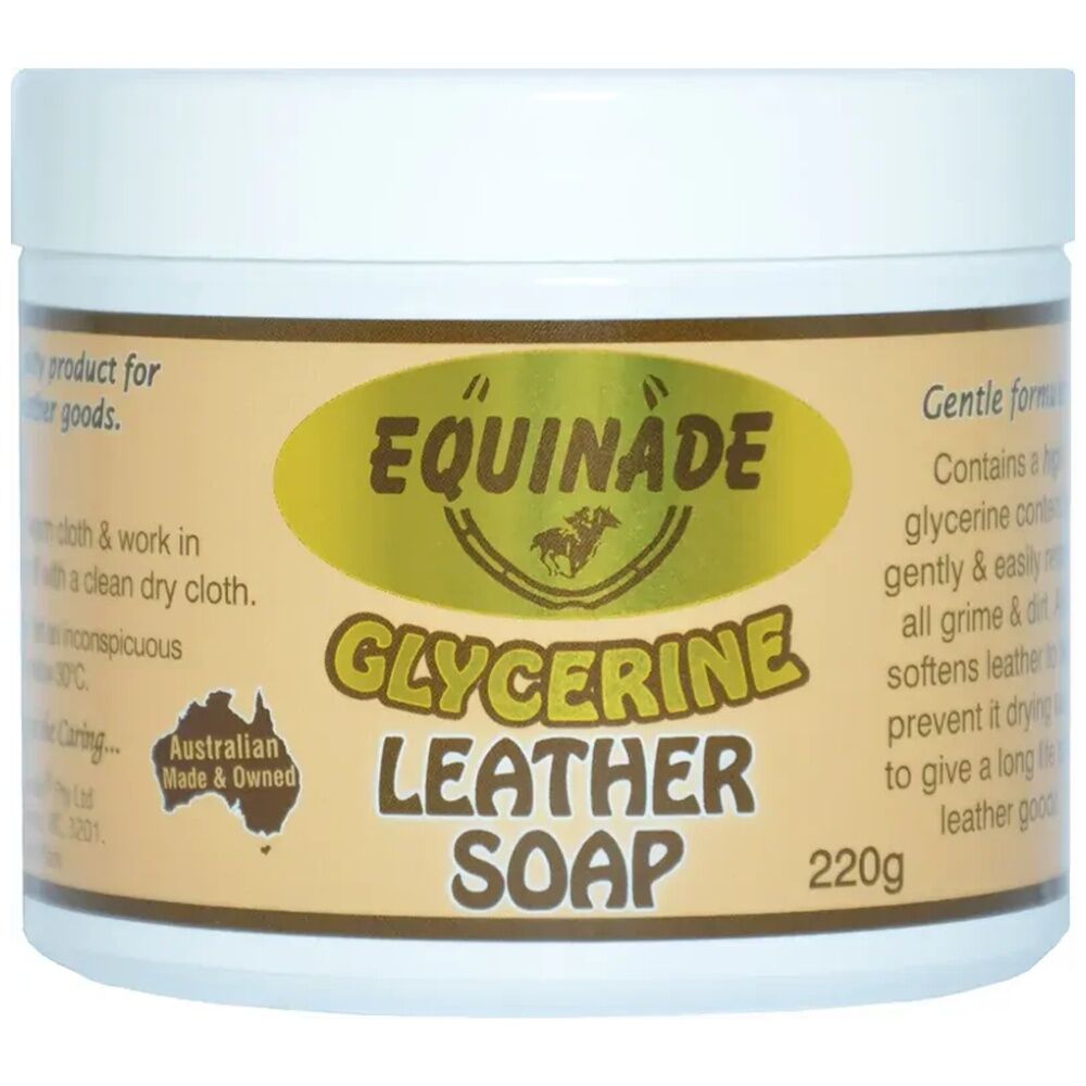 2PK Equinade Glycerine Leather Soap Cleans & Softens 220g