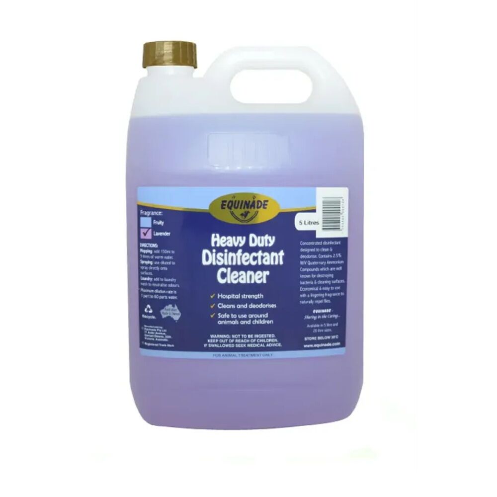 2PK Equinade Heavy Duty Disinfectant Cleaner 5L Lavender Scent
