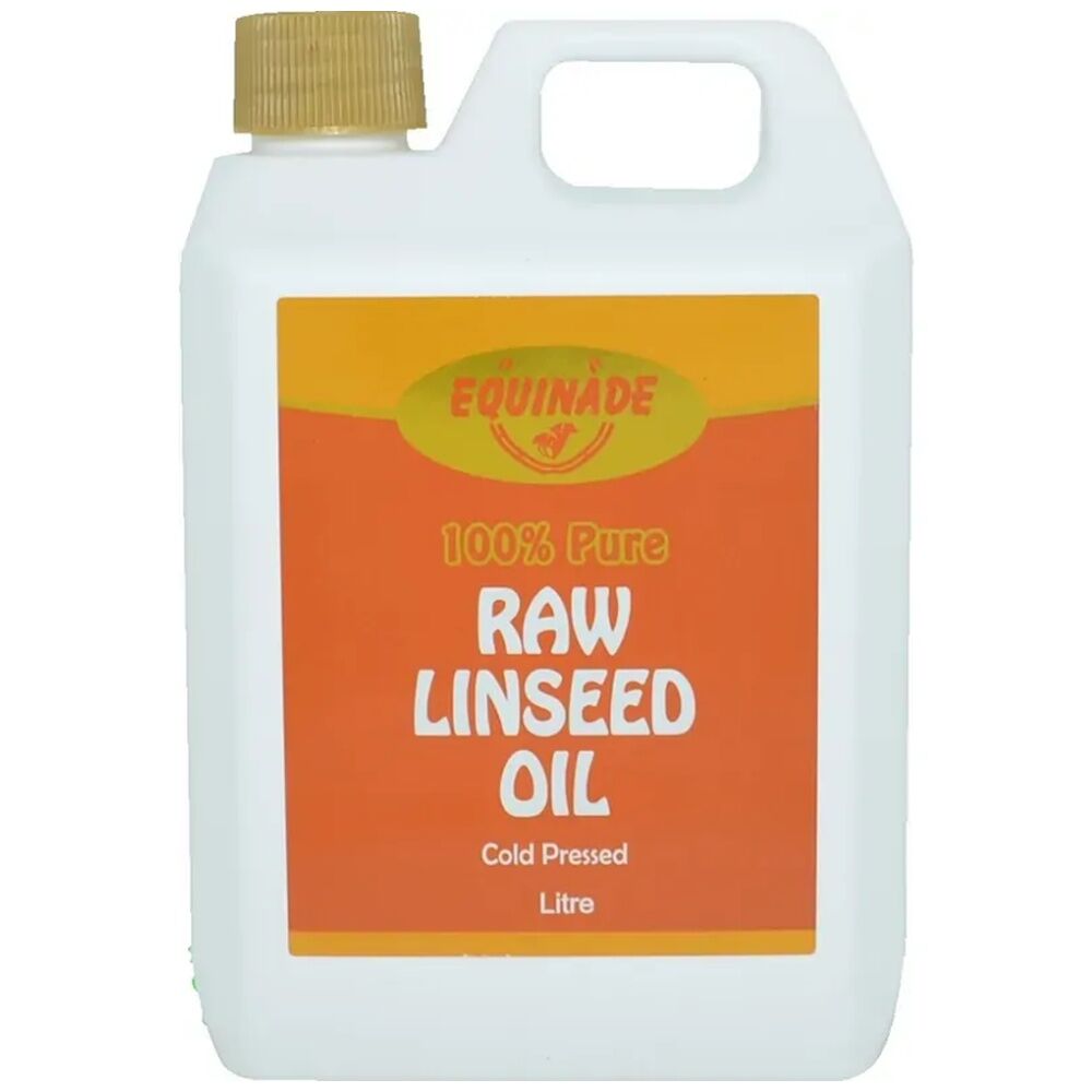 Equinade Raw Linseed Oil Cold Pressed Horse Coat Conditoner Care 5L