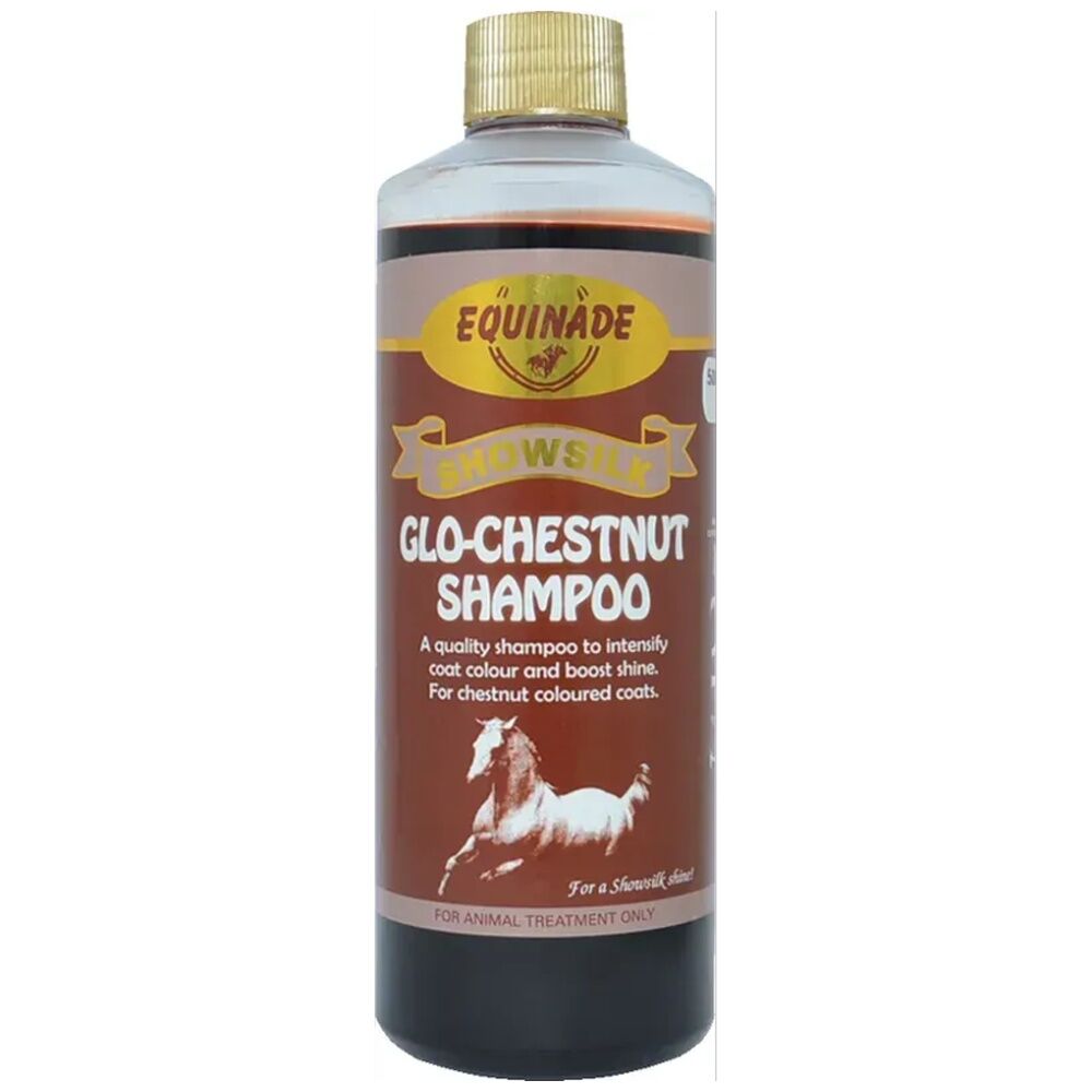 2PK Equinade Showsilk Glo Chestnut Horse Coat Grooming Care Shampoo 500ml