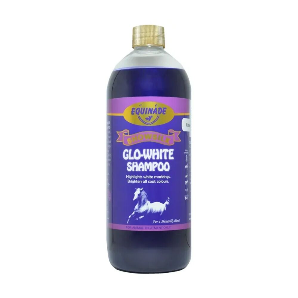 Equinade Showsilk Glo White Horse Coat Grooming Care Shampoo 2.5L