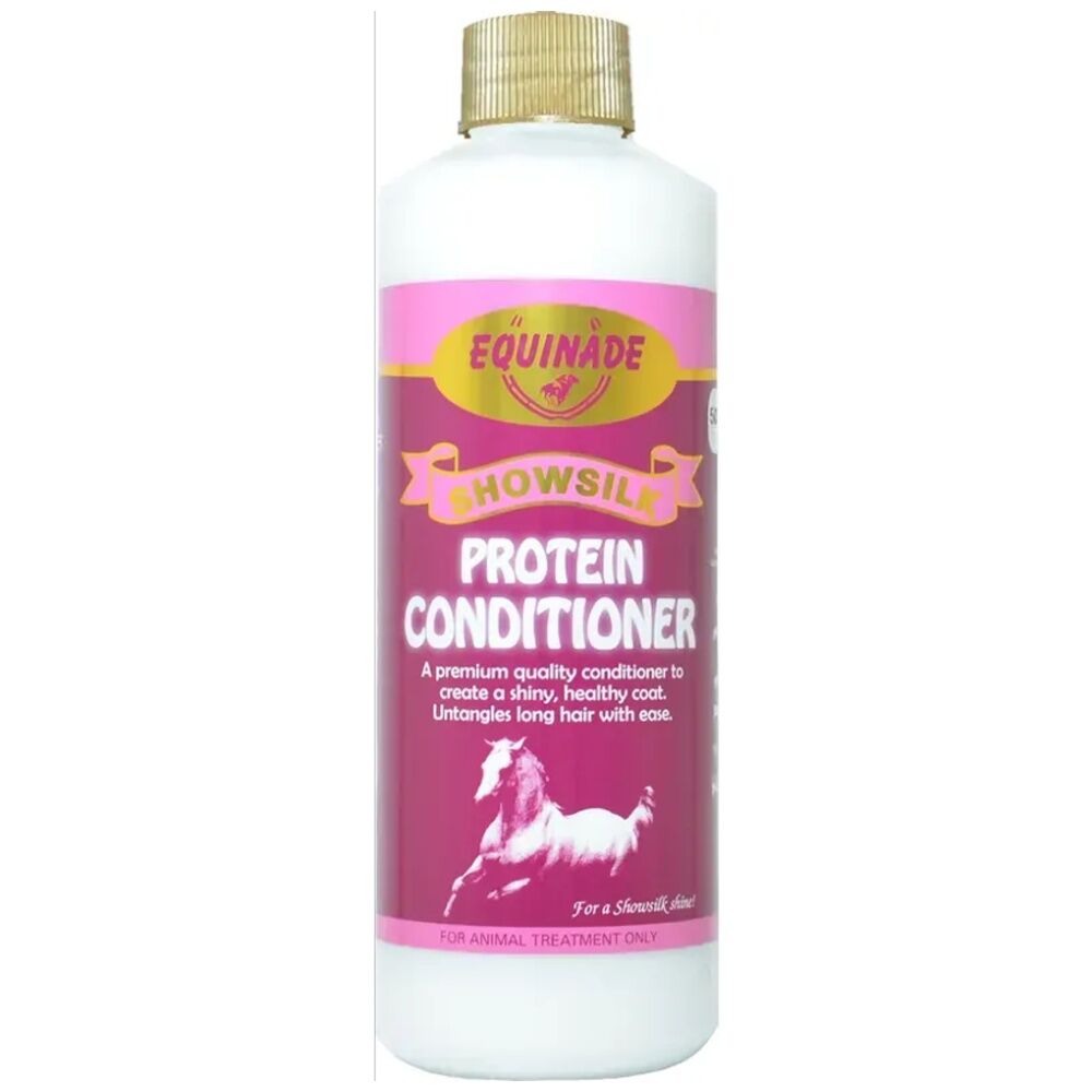4PK Equinade Showsilk Horse Grooming Coat Care Conditioner 500ml Protein