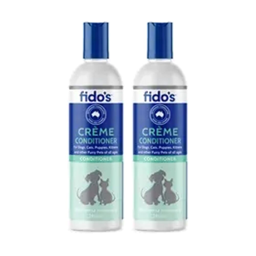 2PK Fidos Pet Dogs & Cats Creme Conditioner Grooming Care 250ml