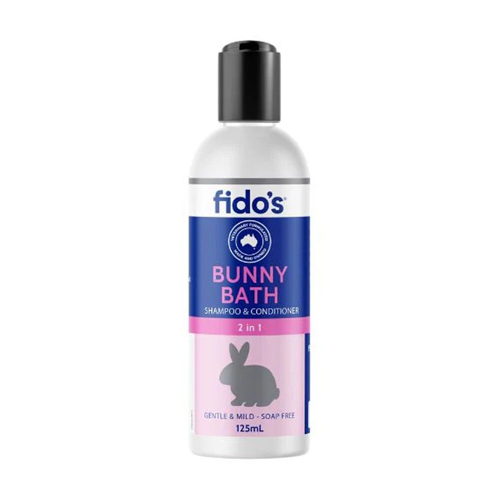 6PK Fidos Friend Pet Bunny Bath Grooming Washing Care Shampoo & Conditioner 125ml