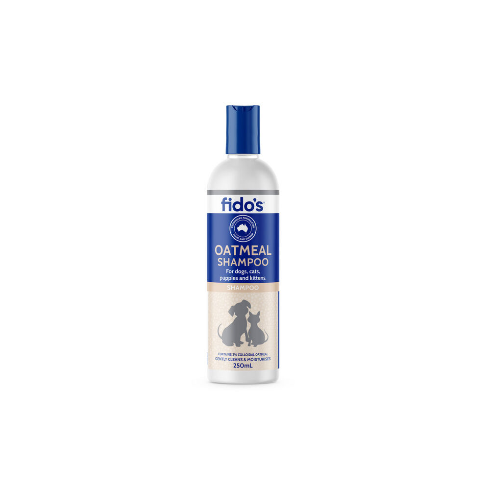4PK Fidos Pet Dog & Cat Grooming Washing Care Shampoo Oatmeal 250ml