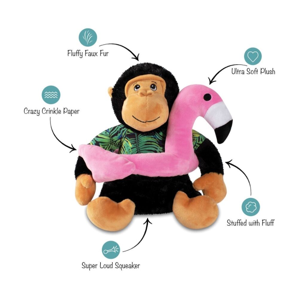 Petshop By Fringe Studio Gregory The Gorilla Plush Dog Toy Extra Large