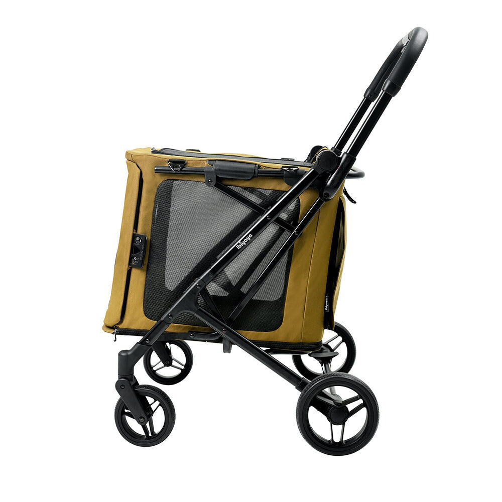 Ibiyaya Bigbuddy Folding Pet Stroller/Crate/Carrier Combo Camel