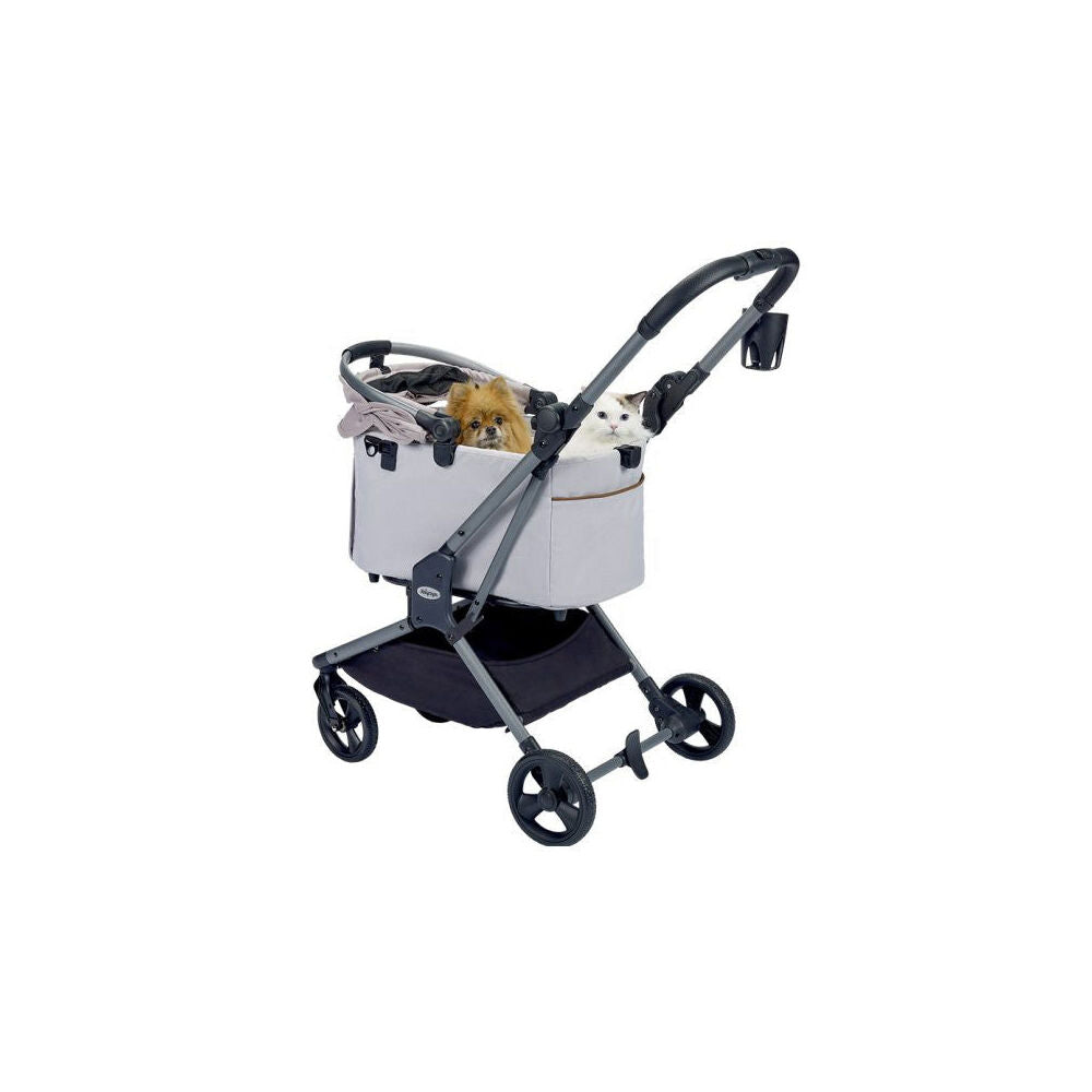 Ibiyaya Lyte 3-In-1 Detachable Pet Stroller/Carrier For Dogs/Cats Medium Apricot