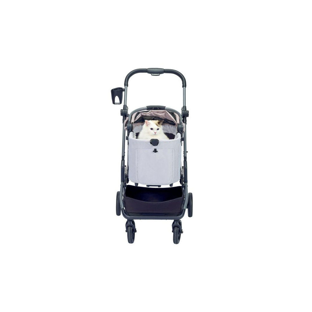 Ibiyaya Lyte 3-In-1 Detachable Pet Stroller/Carrier For Dogs/Cats Medium Apricot