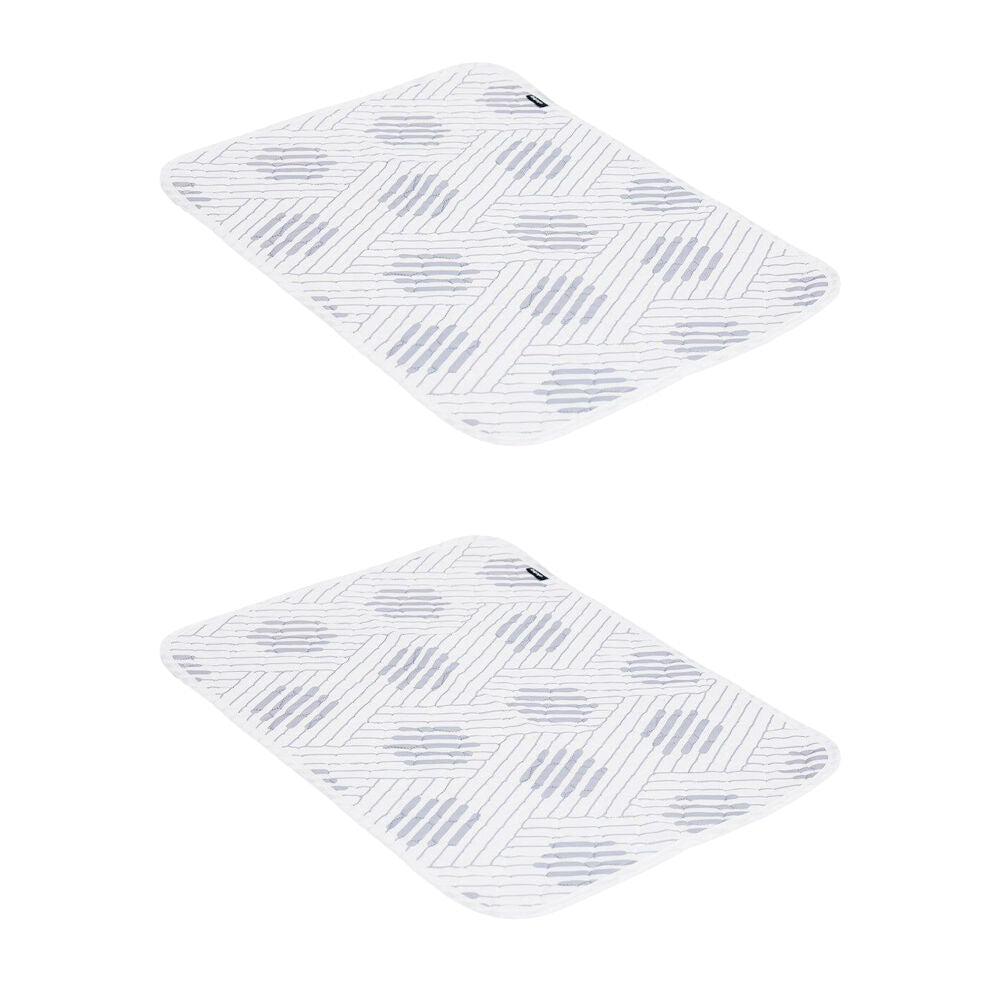 2PK Ibiyaya EcoPaws Reusable Pet Underpad for Strollers/Carriers Nordic Fusion