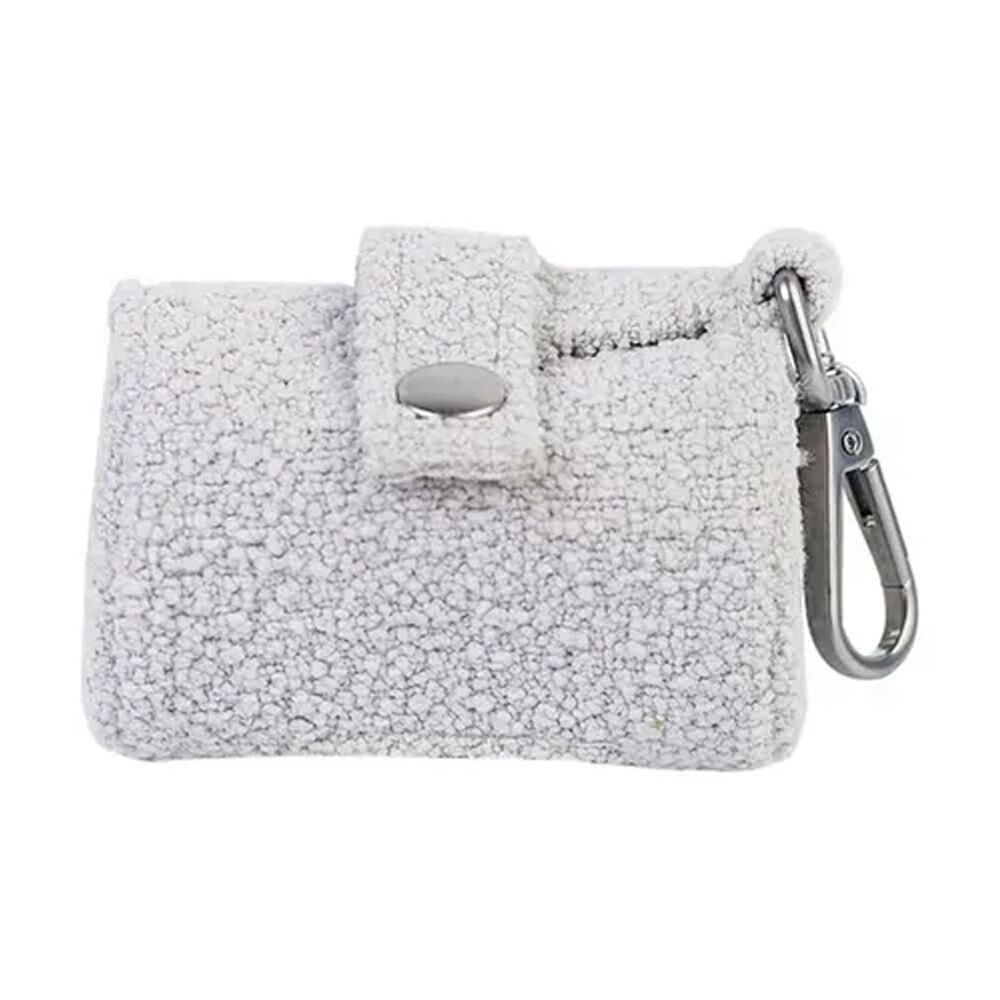 2PK Lilly & Dash Pet Dog Waste Bag Holder w/ Clip Attachment 50x50x50mm Cloud