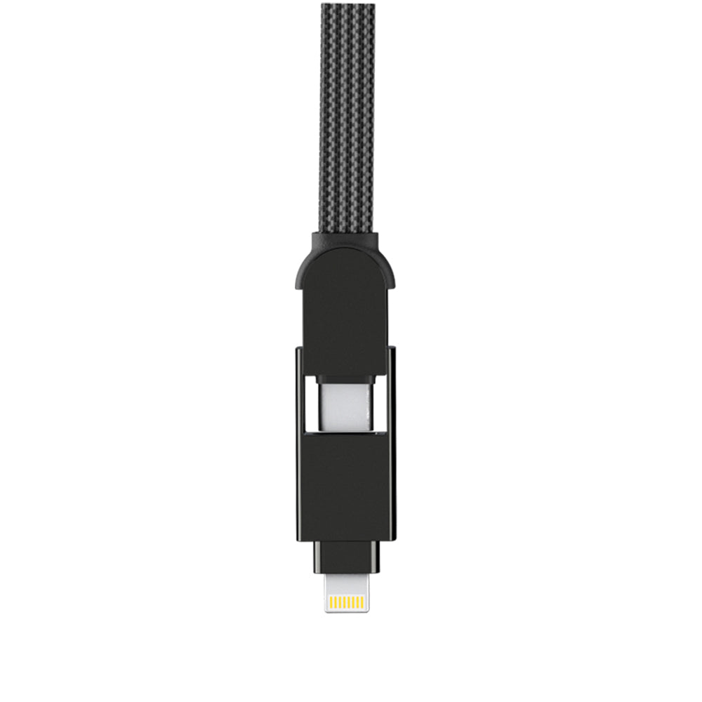 Rolling Square 6in1 inCharge XL 100W/3m Travel Charging Cable Urban Black