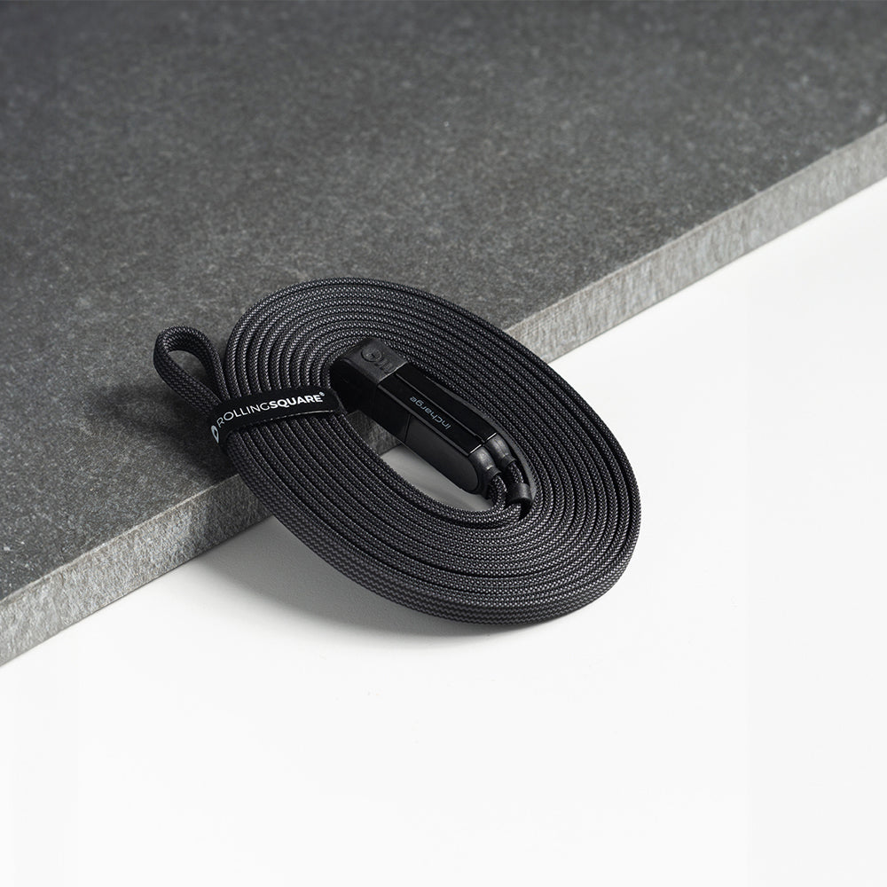 Rolling Square 6in1 inCharge XL 100W/3m Travel Charging Cable Urban Black