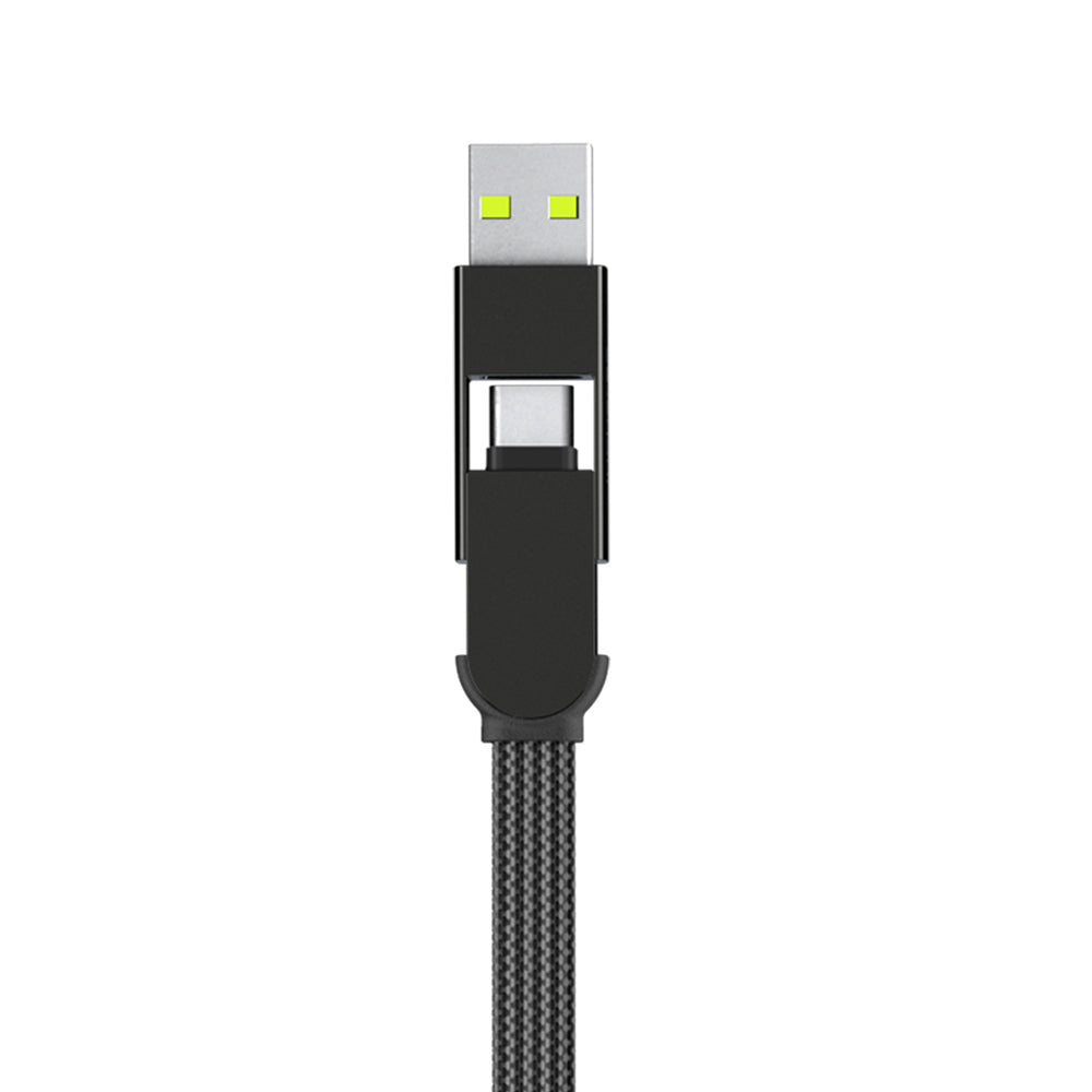 Rolling Square 6in1 inCharge XL 100W/3m Travel Charging Cable Urban Black