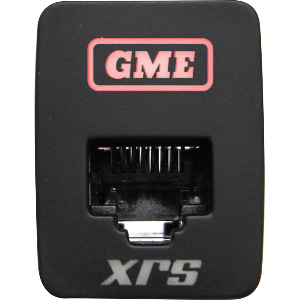 GME RJ45 Pass Through Adapter Fits Selected Nissan Models 30.6x23.5mm Red