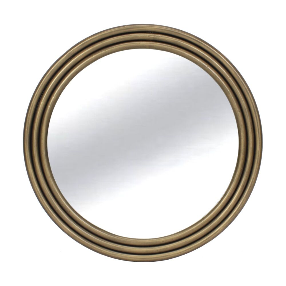 NF Living Loopy Reflect Mirror 82x92cm Metal & Glass Finish - Gold