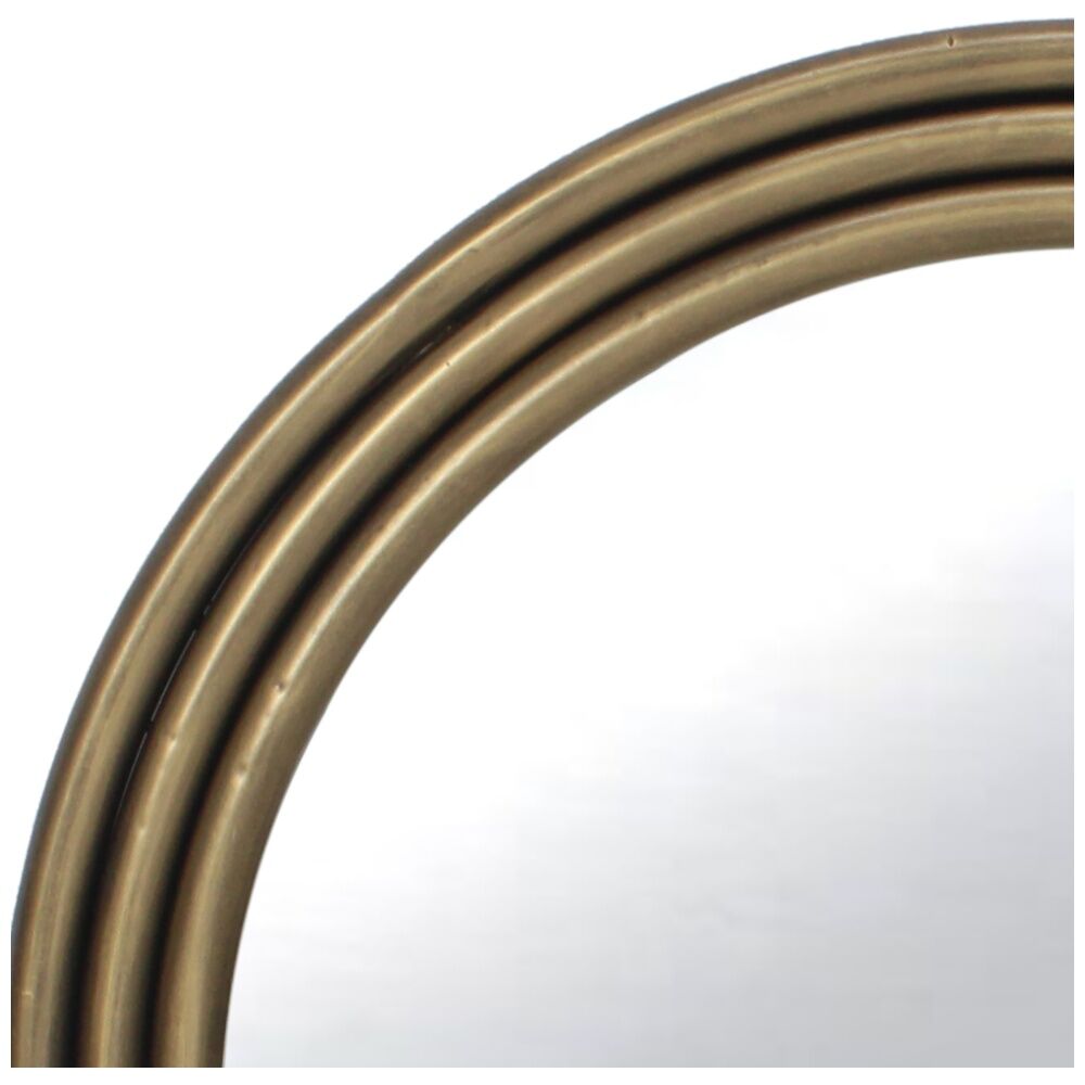 NF Living Loopy Reflect Mirror 82x92cm Metal & Glass Finish - Gold