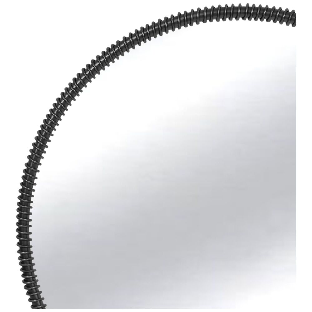 NF Living Tick Tock Mirror 91cm Metal & Glass Finish - Black