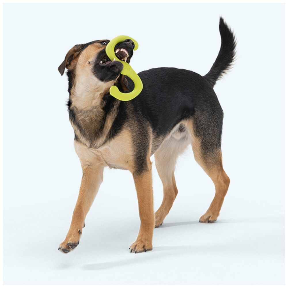 West Paw Bumi Pet Dog Fetch Throwing Soft Chew Toy Tangerine